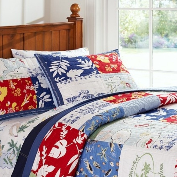 Pottery Barn Kids Surf Twin Quilt - Picture 2 of 2